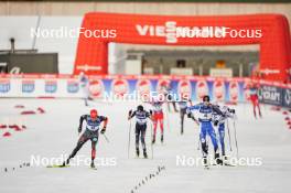 17.03.2024, Trondheim, Norway (NOR): Johannes Rydzek (GER), Kristjan Ilves (EST), (l-r)  - FIS world cup nordic combined men, individual gundersen HS138/10km, Trondheim (NOR). www.nordicfocus.com. © Thibaut/NordicFocus. Every downloaded picture is fee-liable.