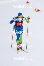 16.03.2024, Trondheim, Norway (NOR): Vid Vrhovnik (SLO) - FIS world cup nordic combined men, mixed team HS100/4x5km, Trondheim (NOR). www.nordicfocus.com. © Thibaut/NordicFocus. Every downloaded picture is fee-liable.