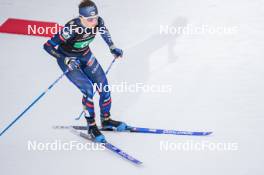 16.03.2024, Trondheim, Norway (NOR): Lena Brocard (FRA) - FIS world cup nordic combined men, mixed team HS100/4x5km, Trondheim (NOR). www.nordicfocus.com. © Thibaut/NordicFocus. Every downloaded picture is fee-liable.