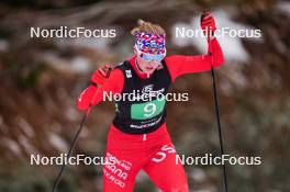 16.03.2024, Trondheim, Norway (NOR): Alexa Brabec (USA) - FIS world cup nordic combined men, mixed team HS100/4x5km, Trondheim (NOR). www.nordicfocus.com. © Thibaut/NordicFocus. Every downloaded picture is fee-liable.