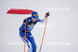 16.03.2024, Trondheim, Norway (NOR): Eero Hirvonen (FIN) - FIS world cup nordic combined men, mixed team HS100/4x5km, Trondheim (NOR). www.nordicfocus.com. © Thibaut/NordicFocus. Every downloaded picture is fee-liable.