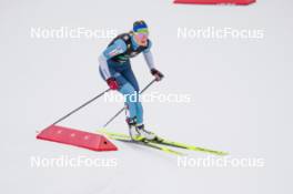 16.03.2024, Trondheim, Norway (NOR): Tia Malovrh (SLO) - FIS world cup nordic combined men, mixed team HS100/4x5km, Trondheim (NOR). www.nordicfocus.com. © Thibaut/NordicFocus. Every downloaded picture is fee-liable.