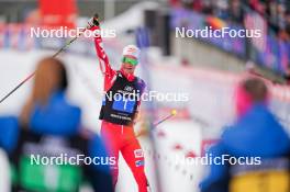 16.03.2024, Trondheim, Norway (NOR): Johannes Lamparter (AUT) - FIS world cup nordic combined men, mixed team HS100/4x5km, Trondheim (NOR). www.nordicfocus.com. © Thibaut/NordicFocus. Every downloaded picture is fee-liable.