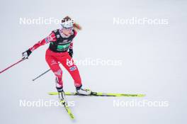 16.03.2024, Trondheim, Norway (NOR): Lisa Hirner (AUT) - FIS world cup nordic combined men, mixed team HS100/4x5km, Trondheim (NOR). www.nordicfocus.com. © Thibaut/NordicFocus. Every downloaded picture is fee-liable.