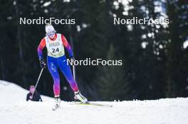23.03.2024, Meribel, France (FRA): Anaelle Paris (FRA) - French Championships nordic combined, Meribel (FRA). www.nordicfocus.com. © Thibaut/NordicFocus. Every downloaded picture is fee-liable.