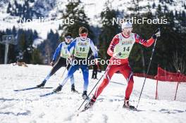 23.03.2024, Meribel, France (FRA): Louis Gerard (FRA) - French Championships nordic combined, Meribel (FRA). www.nordicfocus.com. © Thibaut/NordicFocus. Every downloaded picture is fee-liable.