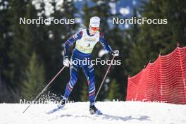 23.03.2024, Meribel, France (FRA): Edgar Vallet (FRA) - French Championships nordic combined, Meribel (FRA). www.nordicfocus.com. © Thibaut/NordicFocus. Every downloaded picture is fee-liable.
