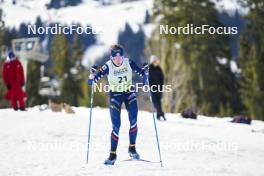 23.03.2024, Meribel, France (FRA): Lena Brocard (FRA) - French Championships nordic combined, Meribel (FRA). www.nordicfocus.com. © Thibaut/NordicFocus. Every downloaded picture is fee-liable.