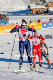 13.01.2024, Oberstdorf, Germany (GER): Daniela Dejori (ITA) - FIS world cup nordic combined women, individual gundersen HS106/5km, Oberstdorf (GER). www.nordicfocus.com. © Volk/NordicFocus. Every downloaded picture is fee-liable.