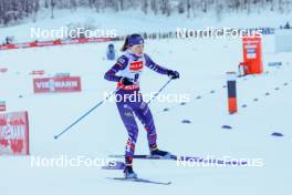14.01.2024, Oberstdorf, Germany (GER): Lena Brocard (FRA) - FIS world cup nordic combined women, compact HS106/5km, Oberstdorf (GER). www.nordicfocus.com. © Volk/NordicFocus. Every downloaded picture is fee-liable.