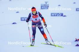 14.01.2024, Oberstdorf, Germany (GER): Anne Haeckel (GER) - FIS world cup nordic combined women, compact HS106/5km, Oberstdorf (GER). www.nordicfocus.com. © Volk/NordicFocus. Every downloaded picture is fee-liable.
