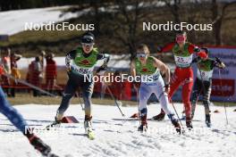 28.01.2024, Schonach, Germany (GER): Anju Nakamura (JPN), Alexa Brabec (USA), Annika Malacinski (USA), (l-r)  - FIS world cup nordic combined women, individual gundersen HS100/8km, Schonach (GER). www.nordicfocus.com. © Volk/NordicFocus. Every downloaded picture is fee-liable.
