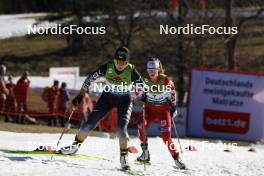 28.01.2024, Schonach, Germany (GER): Haruka Kasai (JPN), Lisa Hirner (AUT), (l-r)  - FIS world cup nordic combined women, individual gundersen HS100/8km, Schonach (GER). www.nordicfocus.com. © Volk/NordicFocus. Every downloaded picture is fee-liable.