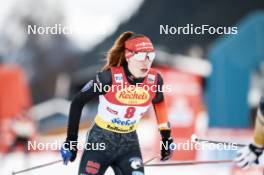 02.02.2024, Seefeld, Austria (AUT): Jenny Nowak (GER) - FIS world cup nordic combined women, individual gundersen HS109/5km, Seefeld (AUT). www.nordicfocus.com. © Modica/NordicFocus. Every downloaded picture is fee-liable.