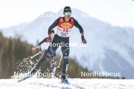 03.02.2024, Seefeld, Austria (AUT): Veronica Gianmoena (ITA) - FIS world cup nordic combined women, individual gundersen HS109/5km, Seefeld (AUT). www.nordicfocus.com. © Modica/NordicFocus. Every downloaded picture is fee-liable.