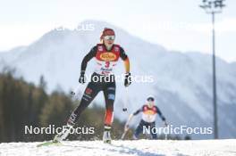 03.02.2024, Seefeld, Austria (AUT): Jenny Nowak (GER) - FIS world cup nordic combined women, individual gundersen HS109/5km, Seefeld (AUT). www.nordicfocus.com. © Modica/NordicFocus. Every downloaded picture is fee-liable.