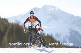 03.02.2024, Seefeld, Austria (AUT): Veronica Gianmoena (ITA) - FIS world cup nordic combined women, individual gundersen HS109/5km, Seefeld (AUT). www.nordicfocus.com. © Modica/NordicFocus. Every downloaded picture is fee-liable.