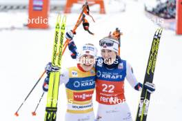 09.03.2024, Oslo, Norway (NOR): Ida Marie Hagen (NOR), Mille Marie Hagen (NOR), (l-r)  - FIS world cup nordic combined women, individual gundersen HS106/5km, Oslo (NOR). www.nordicfocus.com. © Thibaut/NordicFocus. Every downloaded picture is fee-liable.
