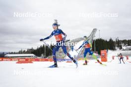 09.03.2024, Oslo, Norway (NOR): Lena Brocard (FRA), Ema Volavsek (SLO), (l-r)  - FIS world cup nordic combined women, individual gundersen HS106/5km, Oslo (NOR). www.nordicfocus.com. © Thibaut/NordicFocus. Every downloaded picture is fee-liable.