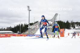 09.03.2024, Oslo, Norway (NOR): Lena Brocard (FRA), Ema Volavsek (SLO), (l-r)  - FIS world cup nordic combined women, individual gundersen HS106/5km, Oslo (NOR). www.nordicfocus.com. © Thibaut/NordicFocus. Every downloaded picture is fee-liable.