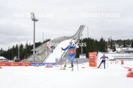 09.03.2024, Oslo, Norway (NOR): Heta Hirvonen (FIN), Veronica Gianmoena (ITA), (l-r)  - FIS world cup nordic combined women, individual gundersen HS106/5km, Oslo (NOR). www.nordicfocus.com. © Thibaut/NordicFocus. Every downloaded picture is fee-liable.