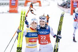 09.03.2024, Oslo, Norway (NOR): Ida Marie Hagen (NOR), Mille Marie Hagen (NOR), (l-r)  - FIS world cup nordic combined women, individual gundersen HS106/5km, Oslo (NOR). www.nordicfocus.com. © Thibaut/NordicFocus. Every downloaded picture is fee-liable.