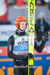 01.01.2024, Garmisch, Germany (GER): Karl Geiger (GER) - FIS world cup ski jumping men, four hills tournament, individual HS142, Garmisch (GER). www.nordicfocus.com. © Reichert/NordicFocus. Every downloaded picture is fee-liable.