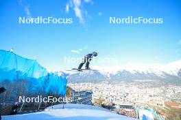 03.01.2024, Innsbruck, Austria (AUT): Artti Aigro (EST) - FIS world cup ski jumping men, four hills tournament, individual HS130, Innsbruck (AUT). www.nordicfocus.com. © Reichert/NordicFocus. Every downloaded picture is fee-liable.