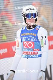 03.01.2024, Innsbruck, Austria (AUT): Timi Zajc (SLO) - FIS world cup ski jumping men, four hills tournament, individual HS130, Innsbruck (AUT). www.nordicfocus.com. © Reichert/NordicFocus. Every downloaded picture is fee-liable.