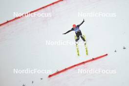 03.01.2024, Innsbruck, Austria (AUT): Karl Geiger (GER) - FIS world cup ski jumping men, four hills tournament, individual HS130, Innsbruck (AUT). www.nordicfocus.com. © Reichert/NordicFocus. Every downloaded picture is fee-liable.