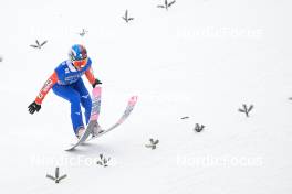 02.01.2024, Innsbruck, Austria (AUT): Tate Frantz (USA) - FIS world cup ski jumping men, four hills tournament, individual HS130, Innsbruck (AUT). www.nordicfocus.com. © Reichert/NordicFocus. Every downloaded picture is fee-liable.