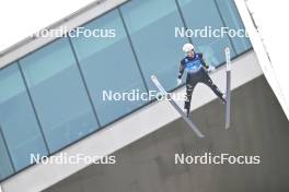 02.01.2024, Innsbruck, Austria (AUT): Francesco Cecon (ITA) - FIS world cup ski jumping men, four hills tournament, individual HS130, Innsbruck (AUT). www.nordicfocus.com. © Reichert/NordicFocus. Every downloaded picture is fee-liable.