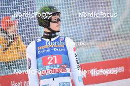 03.01.2024, Innsbruck, Austria (AUT): Philipp Raimund (GER) - FIS world cup ski jumping men, four hills tournament, individual HS130, Innsbruck (AUT). www.nordicfocus.com. © Reichert/NordicFocus. Every downloaded picture is fee-liable.