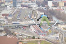 02.01.2024, Innsbruck, Austria (AUT): Vladimir Zografski (BUL) - FIS world cup ski jumping men, four hills tournament, individual HS130, Innsbruck (AUT). www.nordicfocus.com. © Reichert/NordicFocus. Every downloaded picture is fee-liable.