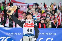 14.01.2024, Wisla, Poland (POL): Ryoyu Kobayashi (JPN) - FIS world cup ski jumping men, individual HS140, Wisla (POL). www.nordicfocus.com. © Reichert/NordicFocus. Every downloaded picture is fee-liable.