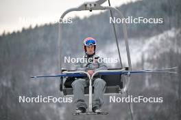 14.01.2024, Wisla, Poland (POL): Stephan Leyhe (GER) - FIS world cup ski jumping men, individual HS140, Wisla (POL). www.nordicfocus.com. © Reichert/NordicFocus. Every downloaded picture is fee-liable.