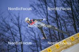 14.01.2024, Wisla, Poland (POL): Francesco Cecon(ITA) - FIS world cup ski jumping men, individual HS140, Wisla (POL). www.nordicfocus.com. © Reichert/NordicFocus. Every downloaded picture is fee-liable.