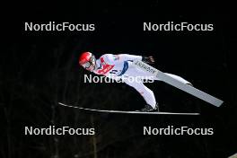 14.01.2024, Wisla, Poland (POL): Manuel Fettner (AUT) - FIS world cup ski jumping men, individual HS140, Wisla (POL). www.nordicfocus.com. © Reichert/NordicFocus. Every downloaded picture is fee-liable.