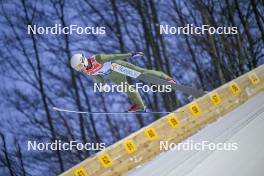 14.01.2024, Wisla, Poland (POL): Danil Vassilyev(KAZ) - FIS world cup ski jumping men, individual HS140, Wisla (POL). www.nordicfocus.com. © Reichert/NordicFocus. Every downloaded picture is fee-liable.