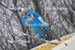 13.01.2024, Wisla, Poland (POL): Mihnea Alexandru Spulber (ROU) - FIS world cup ski jumping men, super team HS140, Wisla (POL). www.nordicfocus.com. © Reichert/NordicFocus. Every downloaded picture is fee-liable.