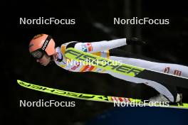 12.01.2024, Wisla, Poland (POL): Stefan Kraft (AUT) - FIS world cup ski jumping men, training, Wisla (POL). www.nordicfocus.com. © Reichert/NordicFocus. Every downloaded picture is fee-liable.