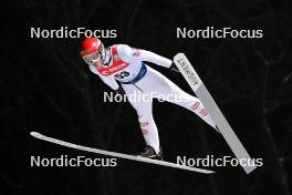12.01.2024, Wisla, Poland (POL): Manuel Fettner (AUT) - FIS world cup ski jumping men, training, Wisla (POL). www.nordicfocus.com. © Reichert/NordicFocus. Every downloaded picture is fee-liable.