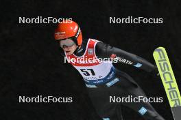 12.01.2024, Wisla, Poland (POL): Karl Geiger (GER) - FIS world cup ski jumping men, training, Wisla (POL). www.nordicfocus.com. © Reichert/NordicFocus. Every downloaded picture is fee-liable.