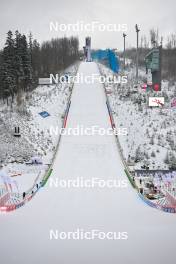 12.01.2024, Wisla, Poland (POL): venue: stadium, tower, snow, hill - FIS world cup ski jumping men, training, Wisla (POL). www.nordicfocus.com. © Reichert/NordicFocus. Every downloaded picture is fee-liable.