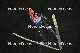 12.01.2024, Wisla, Poland (POL): Karl Geiger (GER) - FIS world cup ski jumping men, training, Wisla (POL). www.nordicfocus.com. © Reichert/NordicFocus. Every downloaded picture is fee-liable.
