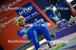 12.01.2024, Wisla, Poland (POL): Kilian Peier (SUI) - FIS world cup ski jumping men, training, Wisla (POL). www.nordicfocus.com. © Reichert/NordicFocus. Every downloaded picture is fee-liable.