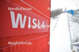 12.01.2024, Wisla, Poland (POL): feature: exit gate - FIS world cup ski jumping men, training, Wisla (POL). www.nordicfocus.com. © Reichert/NordicFocus. Every downloaded picture is fee-liable.
