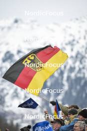 24.02.2024, Oberstdorf, Germany (GER): German flag - FIS world cup ski jumping men, individual HS235, Oberstdorf (GER). www.nordicfocus.com. © Reichert/NordicFocus. Every downloaded picture is fee-liable
