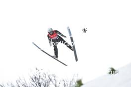 24.02.2024, Oberstdorf, Germany (GER): Erik Belshaw (USA) - FIS world cup ski jumping men, individual HS235, Oberstdorf (GER). www.nordicfocus.com. © Reichert/NordicFocus. Every downloaded picture is fee-liable