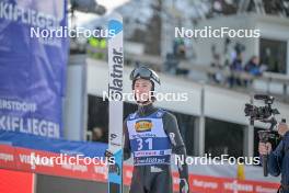 25.02.2024, Oberstdorf, Germany (GER): Erik Belshaw (USA) - FIS world cup ski jumping men, individual HS235, Oberstdorf (GER). www.nordicfocus.com. © Reichert/NordicFocus. Every downloaded picture is fee-liable
